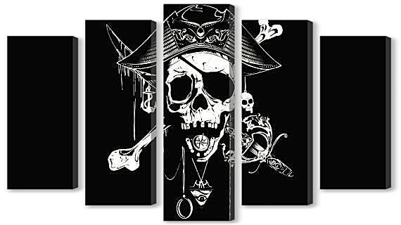 Модульная картина - Пират в шляпе