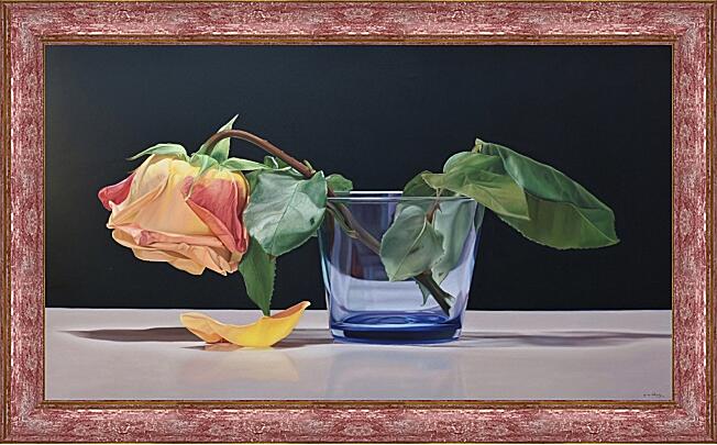 Картина - Роза в стакане