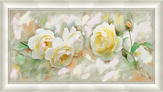 Картина - Белые розы