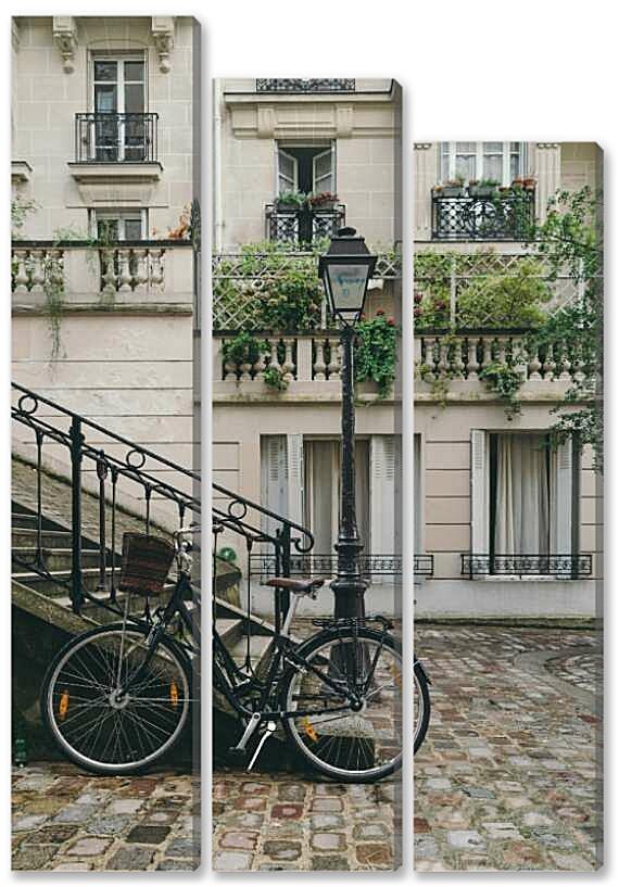 Модульная картина - Французская улочка