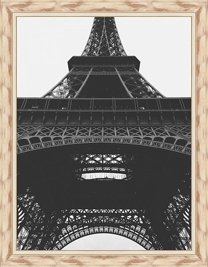 Картина - Черно-белая Эйфелева башня