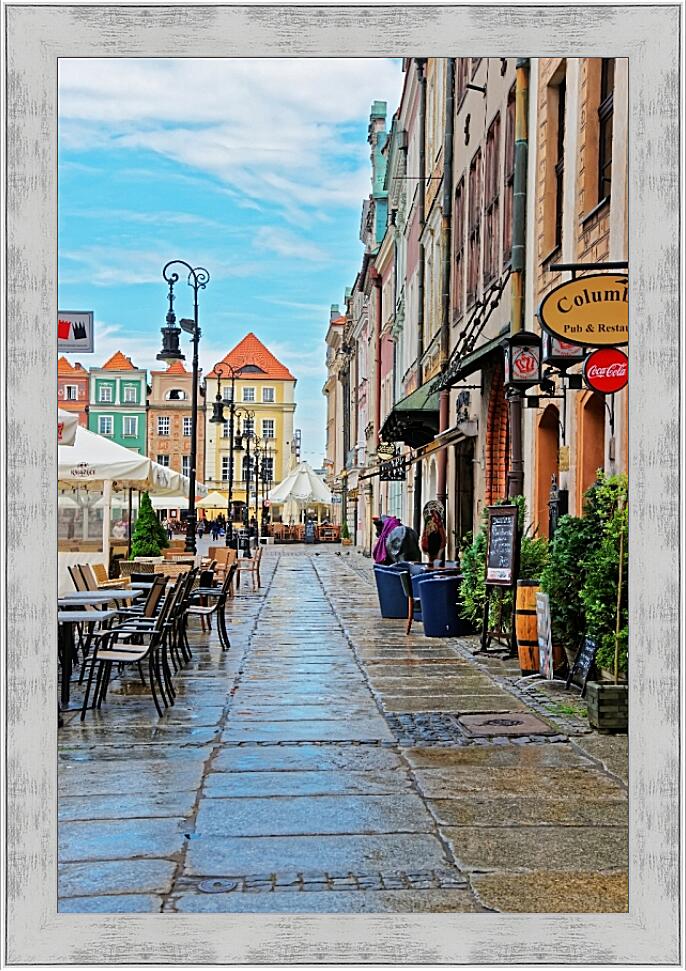Картина - Европейская улочка