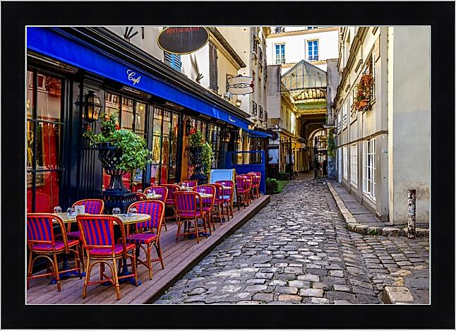 Картина - Французское кафе