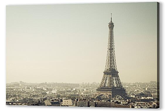 Постер (плакат) - Вид на Париж