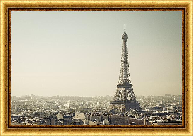 Картина - Вид на Париж