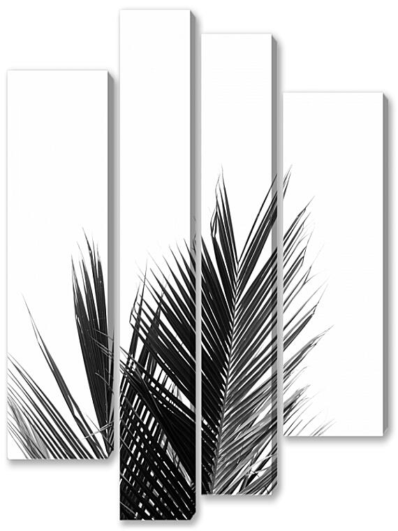 Модульная картина - Пальмовые ветки