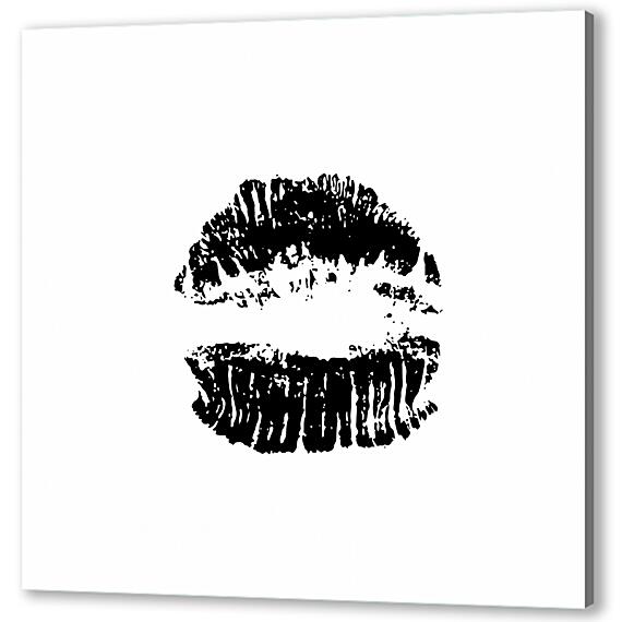 Постер (плакат) - Отпечаток поцелуя