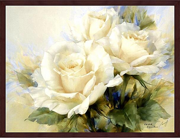 Картина - Белые розы