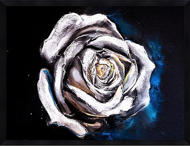 Картина - Белый бутон