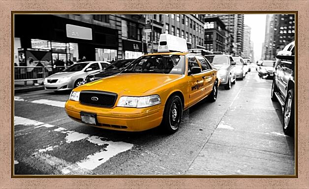 Картина - Такси Нью-Йорк