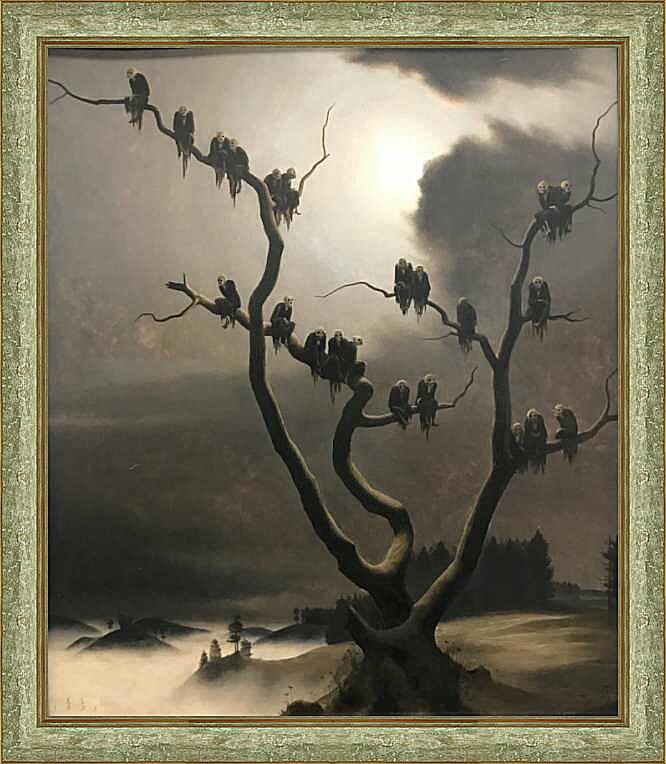 Картина - Призраки на дереве