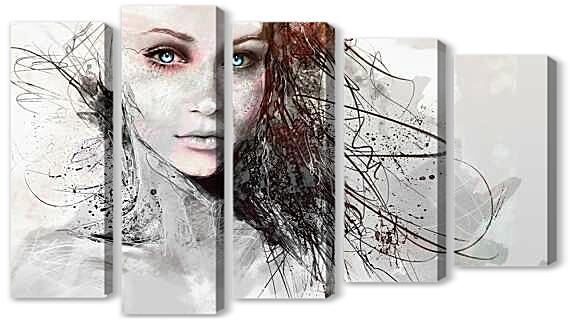 Модульная картина - Магия в глазах