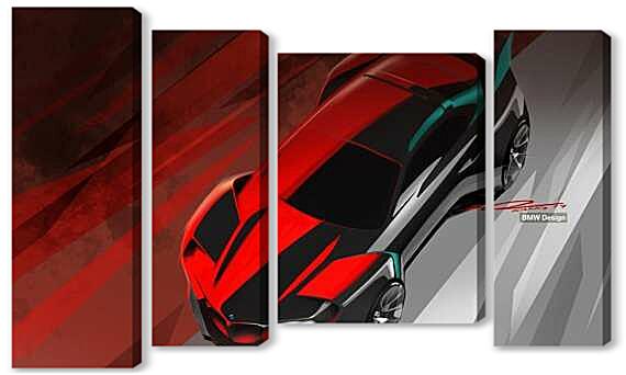 Модульная картина - BMW