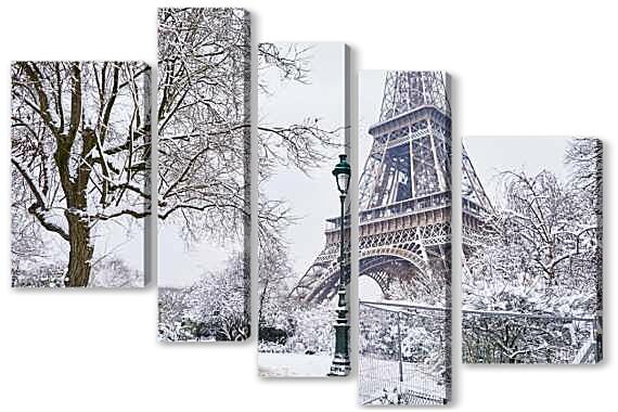 Модульная картина - Эйфелева башня