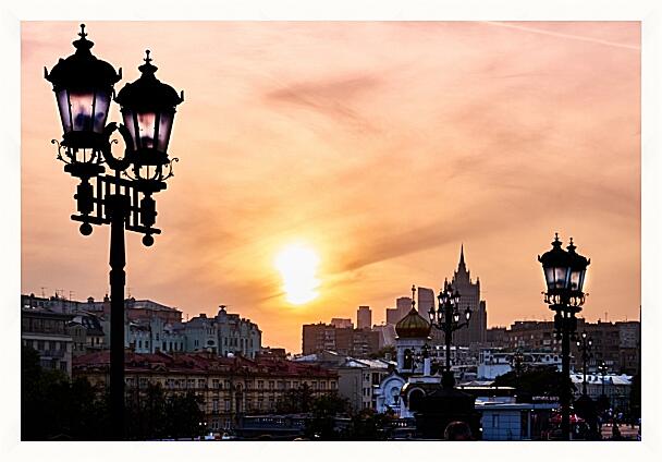 Картина - Солнце за облаками