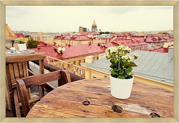 Картина - Крыши Санкт-Петербурга