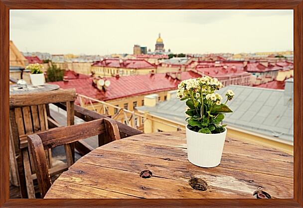 Картина - Крыши Санкт-Петербурга