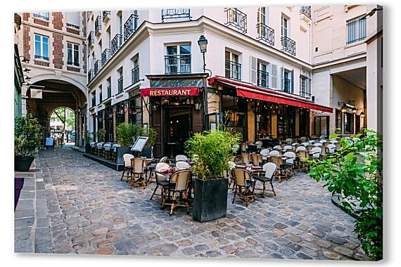 Картина маслом - Парижское кафе