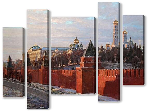 Модульная картина - Вечерние краски Кремля (автор: Кузьмина Ольга Александровна)