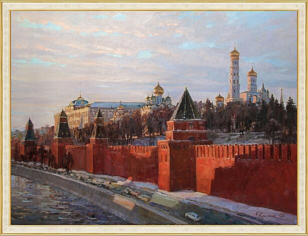 Картина - Вечерние краски Кремля (автор: Кузьмина Ольга Александровна)