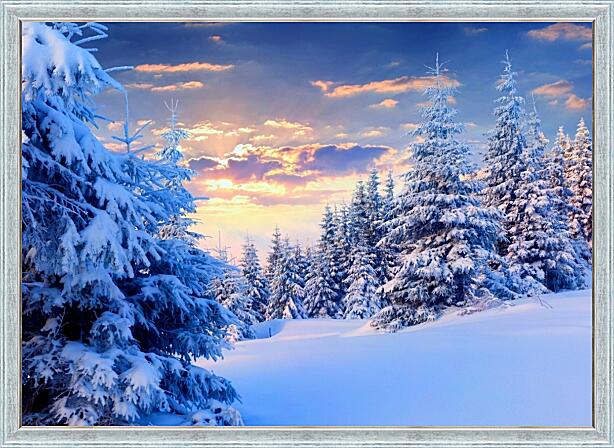 Картина - Небо зимы