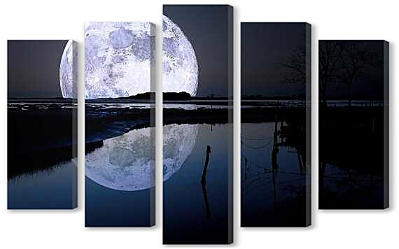 Модульная картина - Луна