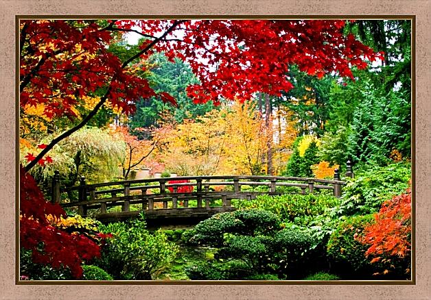 Картина - Осенний парк