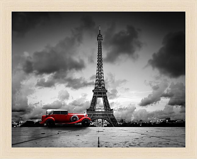 Картина - Красный автомобиль