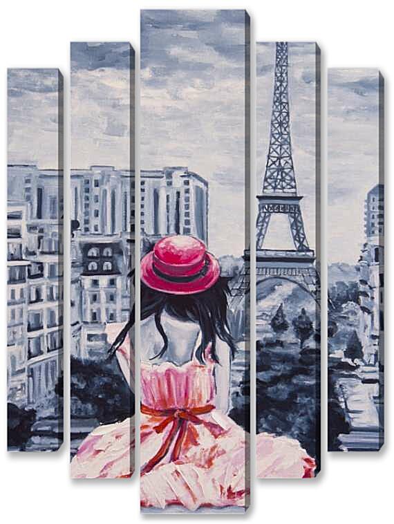 Модульная картина - Девочка