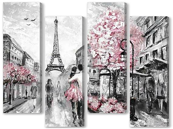 Модульная картина - Влюблённая пара