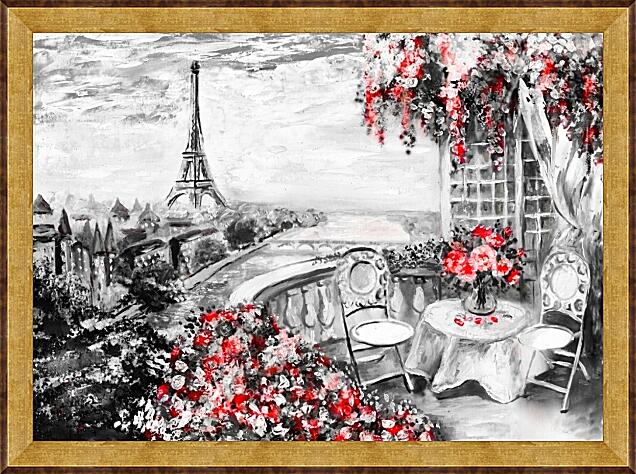 Картина - Пейзаж Парижа