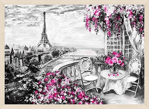 Картина - Пейзаж Парижа