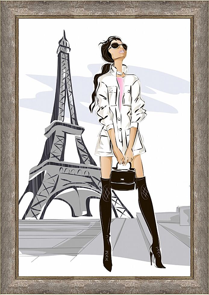 Картина - Прогулка по Парижу