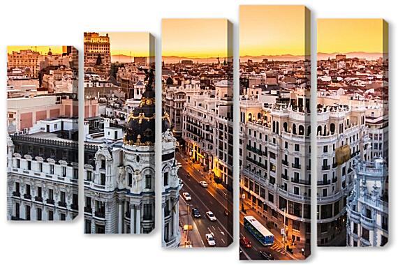 Модульная картина - Мадрид