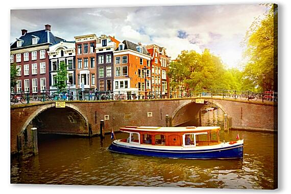 Постер (плакат) - Где-то в Амстердаме