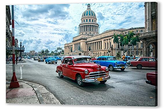 Картина маслом - Гавана Куба