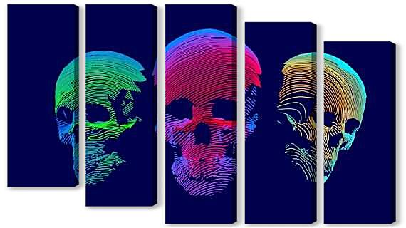 Модульная картина - Три черепа