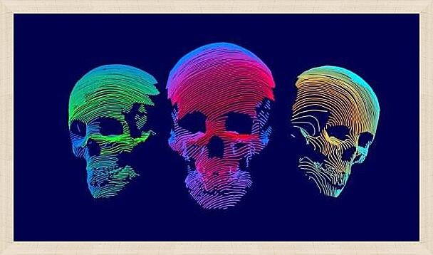 Картина - Три черепа