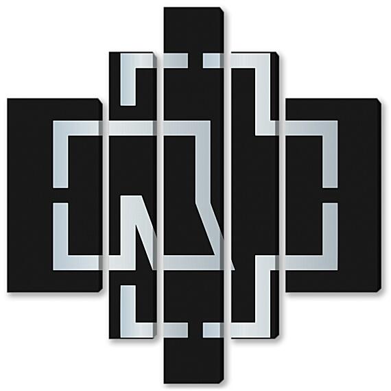 Модульная картина - Logo Rammstein