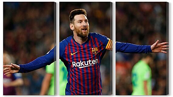Модульная картина - Messi Barcelona