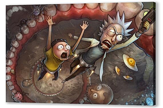 Постер (плакат) - Rick and Morty