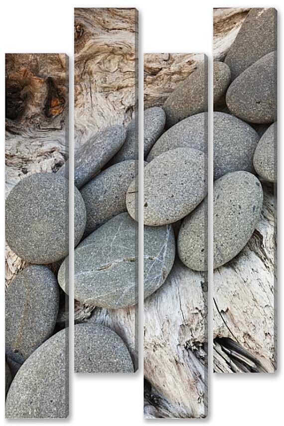 Модульная картина - Морская галька