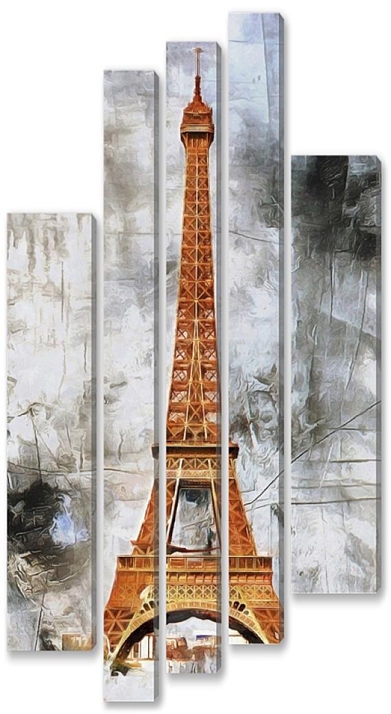 Модульная картина - Эйфелева башня