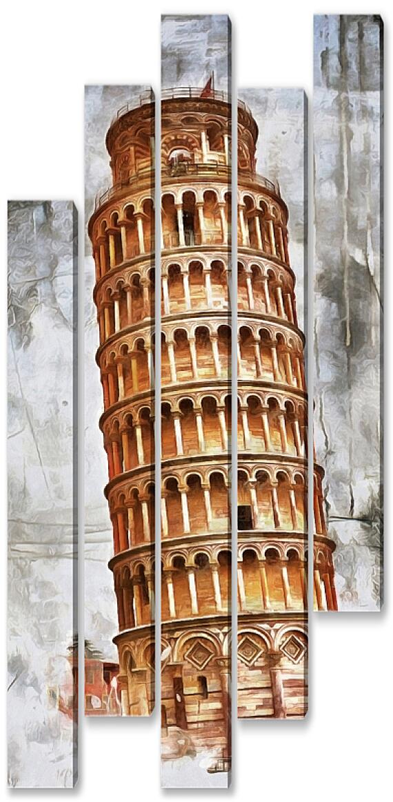 Модульная картина - Пизанская башня