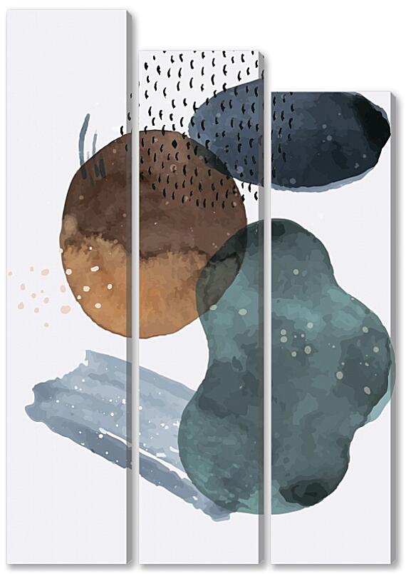 Модульная картина - Чернильные пятна 3
