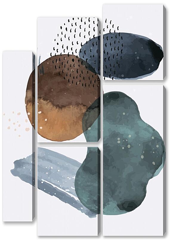 Модульная картина - Чернильные пятна 3