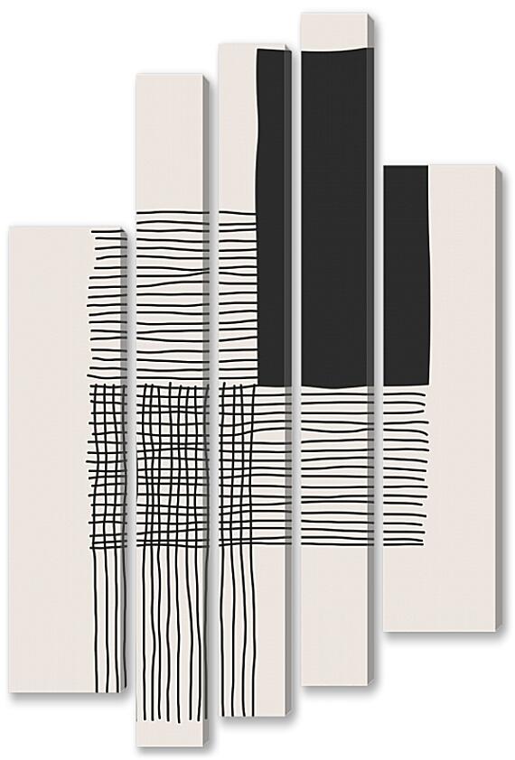 Модульная картина - Черное и белое