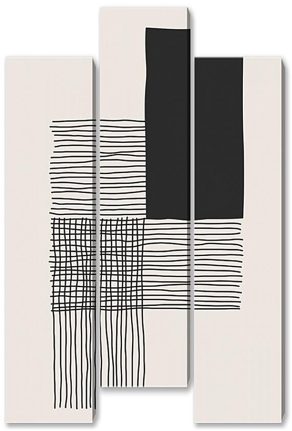 Модульная картина - Черное и белое