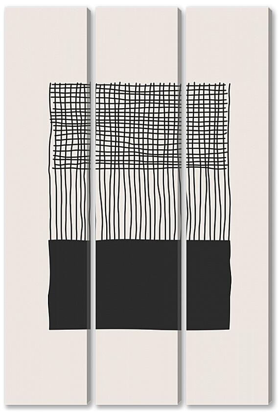 Модульная картина - Черное и белое 3