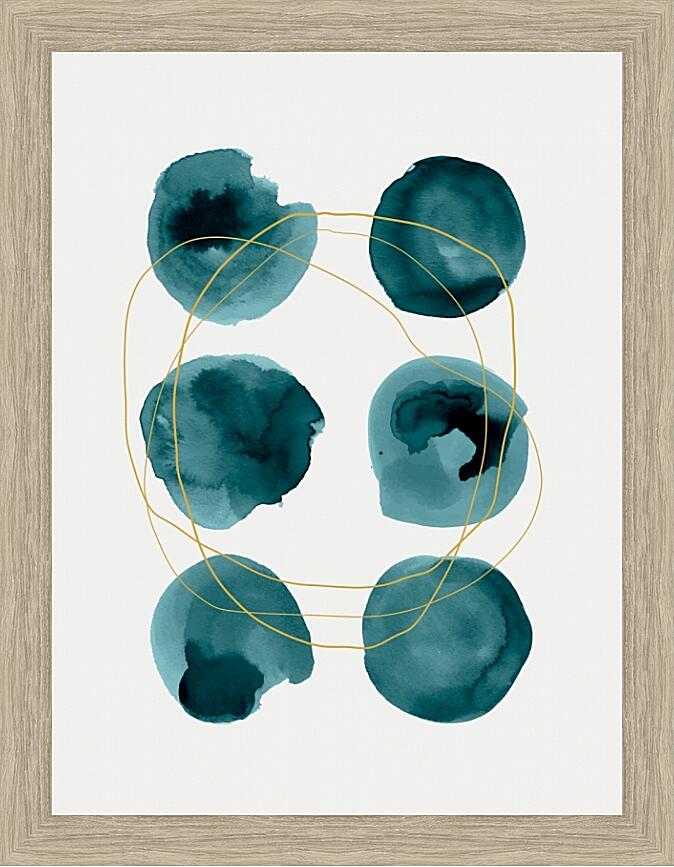 Картина - Синие круги